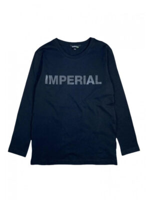 Imperial Maglietta Maniche Lunghe Total Black Bambino