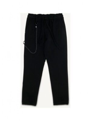 Imperial Pantaloni Con Elastico Neri Bambini Ragazzi