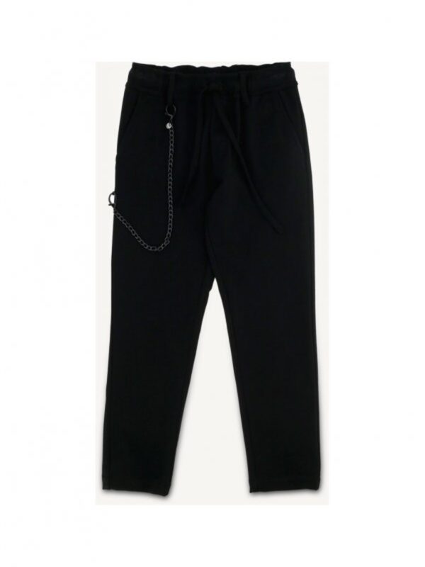 Imperial Pantaloni Con Elastico Neri Bambini Ragazzi