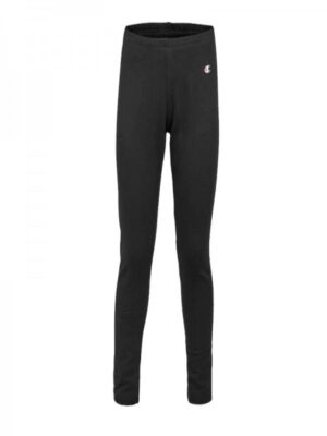 Champion Kid Leggings Total Black Bambina