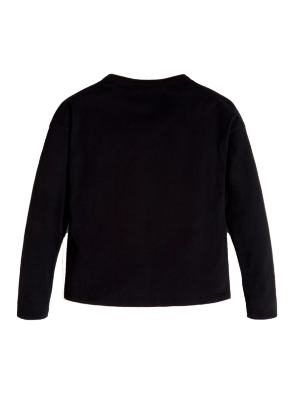 Guess Long Sleeve T-shirt Manica lunga Nera bambina