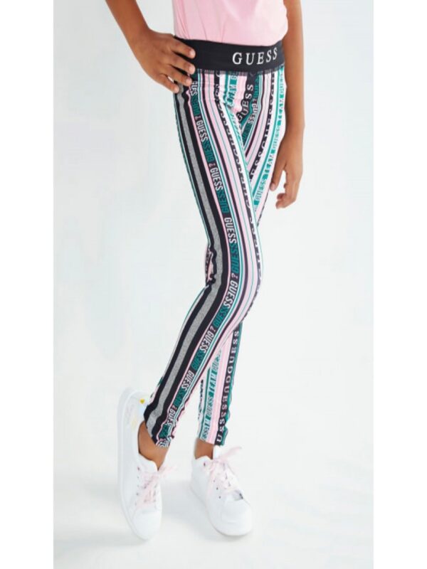 Guess Leggings Fantasia Multicolore Bambina