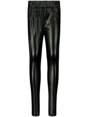 Guess Leggings In Pelle Total Black Bambina
