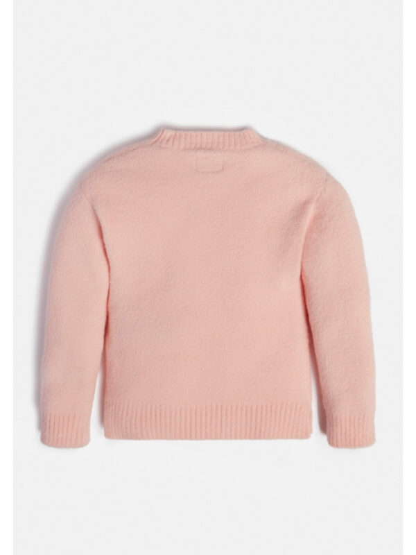 Guess Girls Maglione Girocollo Rosa Bambina
