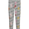 Guess all over Legging Grigio Con Fantasia Multicolor Bambina
