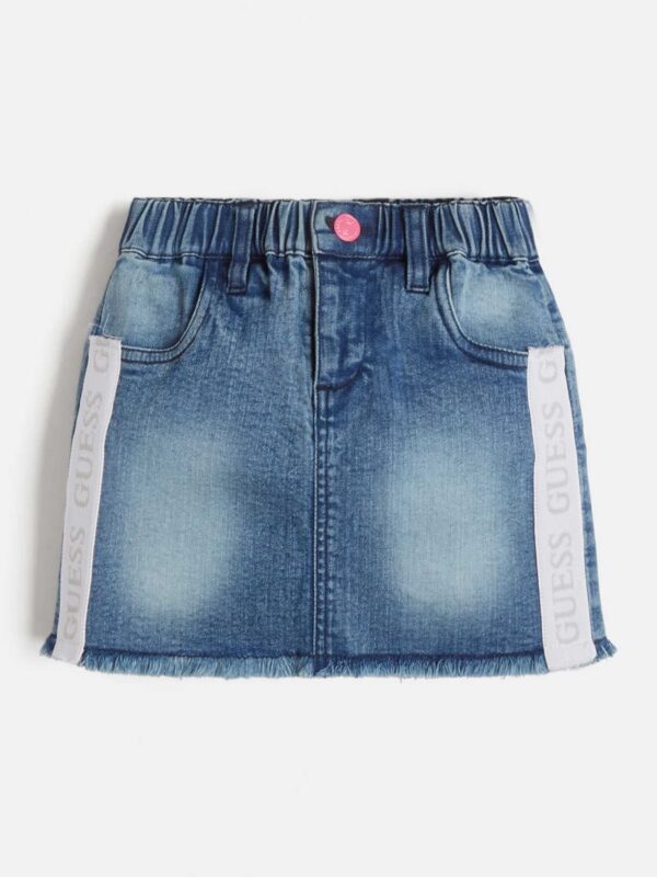 Guess Minigonna Medium Blu Denim Bambina