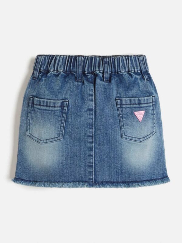 Guess Minigonna Medium Blu Denim Bambina