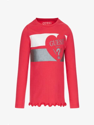 Guess T-shirt manica lunga Fucsia bambina