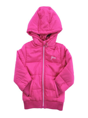 Guess Hooded Windbreaker Piumino 100 Gr Rosa Bambina