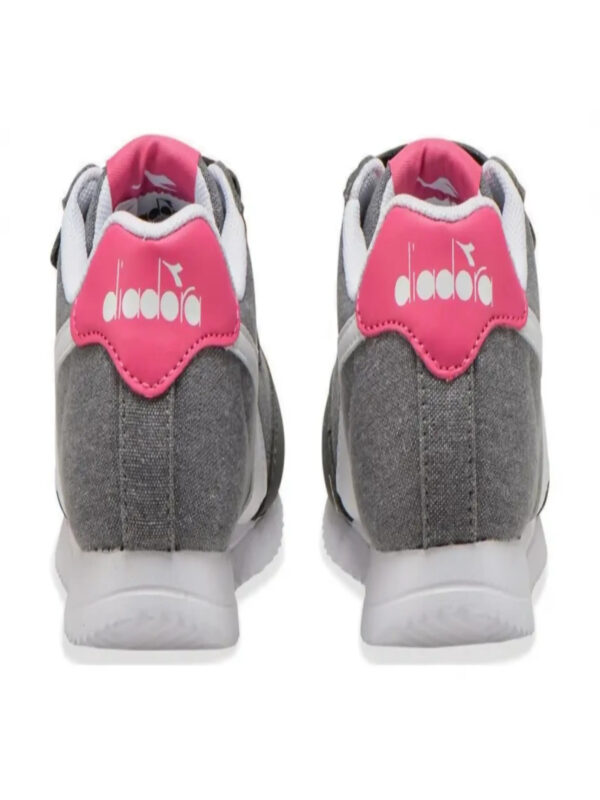 Diadora Jog Light  Scarpe Grigie Rosa Bambina