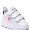Champion Angel Scarpe In Pelle Bianche Rosa Bambina