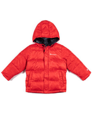 Champion  Hooded Piumino Rosso Bambino