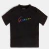 Guess  Kids T-shirt Nera Con stampa frotale Bambina