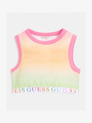Guess Crop Top T-shirt Multicolore Bambina