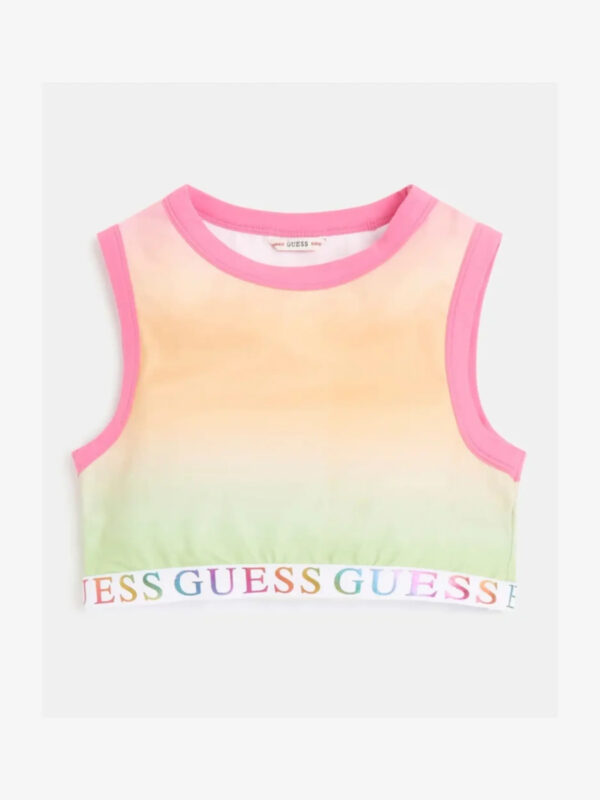 Guess Crop Top T-shirt Multicolore Bambina