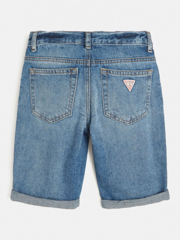 Guess Bermuda Di Jeans Blu Denim  Bambino