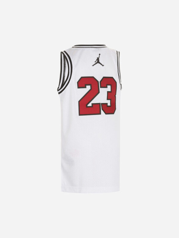 Jordan 23  Canotta Da Basket Bianca Bambino