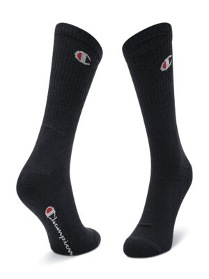 Champion 3pk Crew Socks 3 Paia Di Calze Nere Uomo