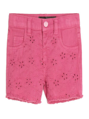 Guess pantaloncini Di Jeans Total Pink Bambina