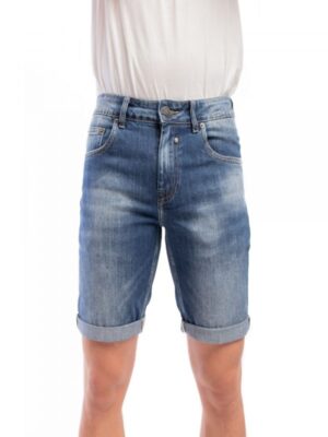 Datch Bermuda Di Jeans Light Blu Denim Uomo