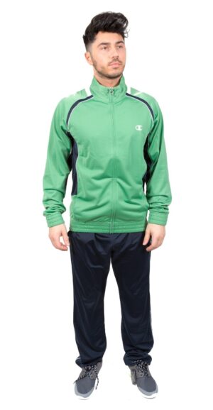 Champion Reglan Completo Tuta Blu Verde Uomo
