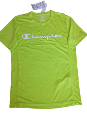 Champion Crewneck T-shirt isotermica Gialla Unisex