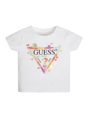 Guess Ss  T-shirt Bianca Bambina