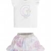 Guess Baby Girls Completo 2 Pezzi Bianco Bambina