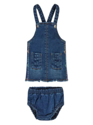 Guess Completo 2 Pezzi Di Jeans Blu Denim Bambina
