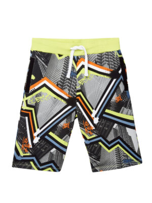 Guess Pantaloncini con logo  neri e grigi Bambini ragazzi