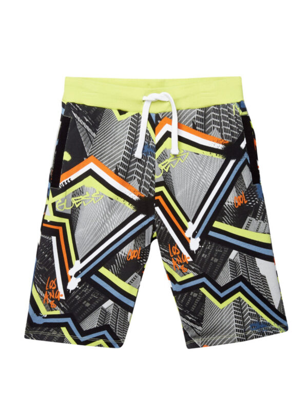 Guess Pantaloncini con logo  neri e grigi Bambini ragazzi