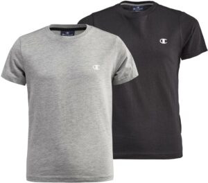 Champion Legacy Basics 2pack T-shirt Grigia Nera Bambino