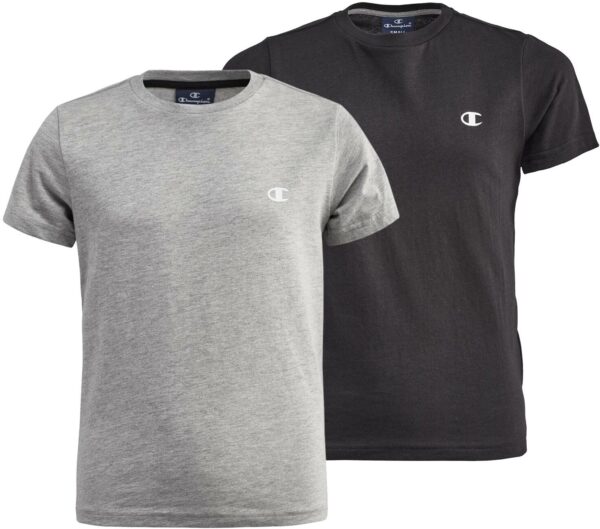 Champion Legacy Basics 2pack T-shirt Grigia Nera Bambino