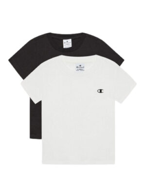 Champion Basics 2pack T-shirt Bianca Nera Bambino