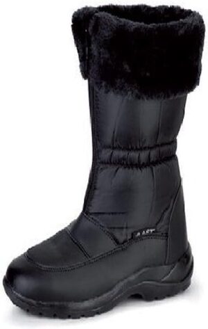 Sea Barrier Doposci Con Pelliccia Total Black Bambina
