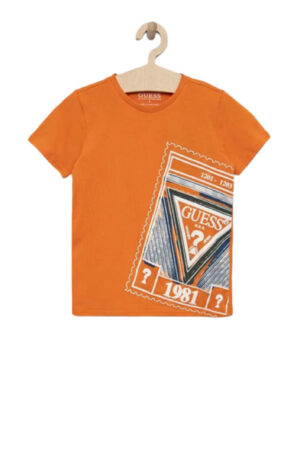 Guess T-shirt  Arancione Bambini