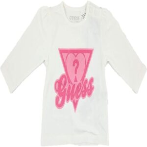 Guess T-shirt Manica lunga Regular fit Bianca Bambina