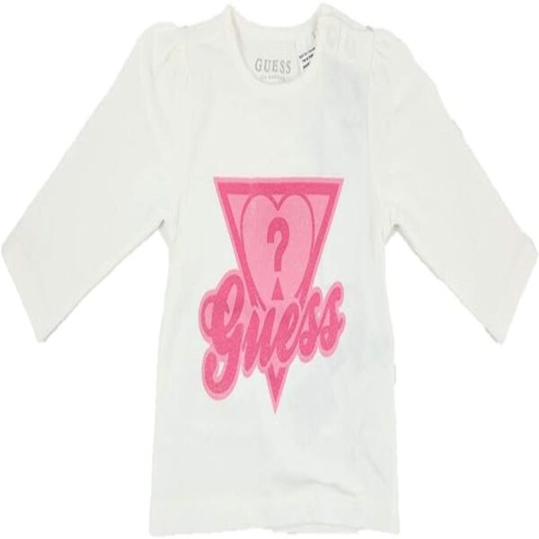 Guess T-shirt Manica lunga Regular fit Bianca Bambina