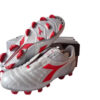 Diadora Culto Md Pu Scarpe Da Calcio Grigie Rosse Uomo