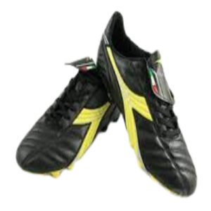 Diadora Lx R Mc 14 Scarpe Da Calcio Nere Gialle Uomo