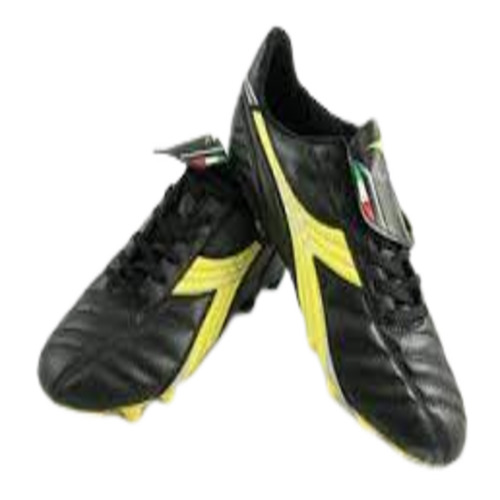 Diadora Lx R Mc 14 Scarpe Da Calcio Nere Gialle Uomo