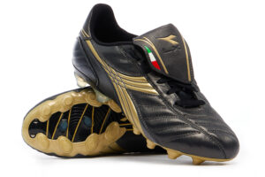 Diadora Lx R Mc 14 Scarpe Da Calcio Nere Oro Uomo