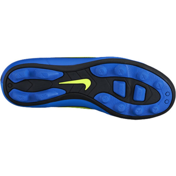 Nike Tiempo Rio II Scarpe Da Calcio Azzurre Giallo Fluo Bambini Ragazzi