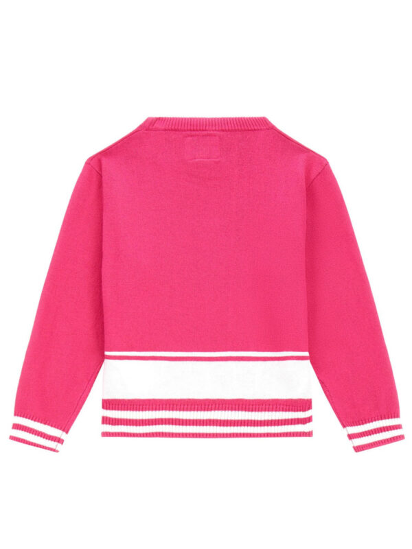 Guess Sweater Ls Pullover Fucsia Bambina