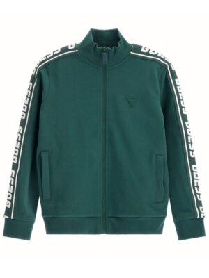 Guess Felpa Chiusura  zip verde  Bambino