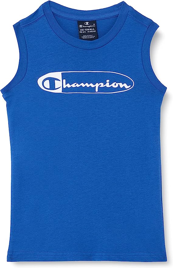 Champion Legacy Graphic Canotta Blu Bambini  Ragazzi