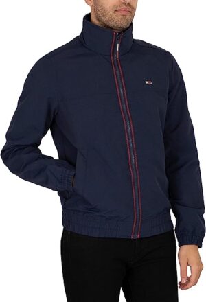 Tommy Jeans TJM Essential Casual Giubbotto Blu Uomo