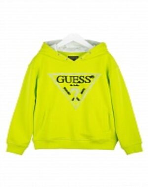 Guess felpa Con Cappuccio Giallo Fluo Bambini