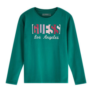 Guess Blusa  Regular Fit Verde Bambina