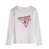 Guess ls T-shirt manica lunga Bianca Bambina